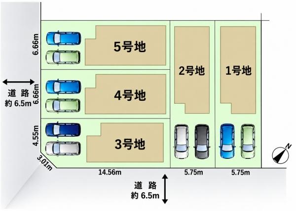 新築分譲住宅　天白区菅田3期　5号棟