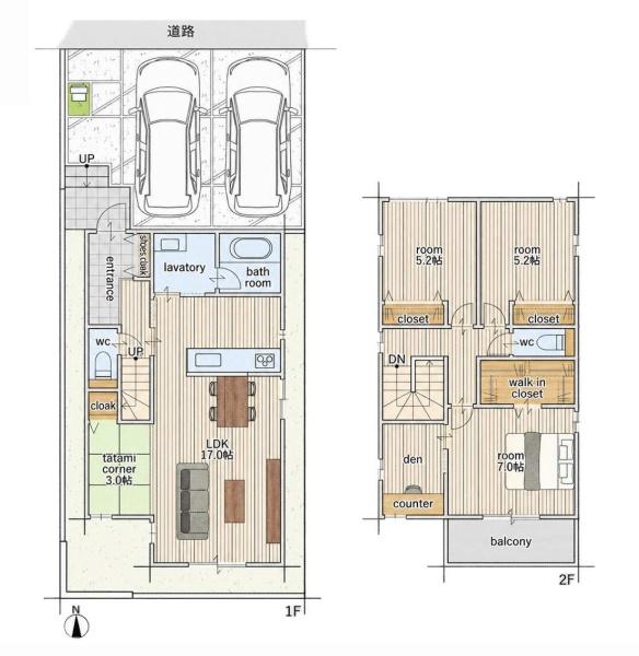 新築分譲住宅　東郷町和合ケ丘2期　1号地