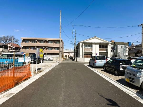 練馬区高松6丁目の土地(前面道路含む現地写真)