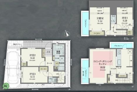 板橋区桜川２丁目の新築一戸建