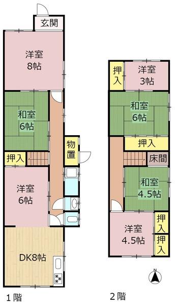大垣市林町８丁目の中古一戸建