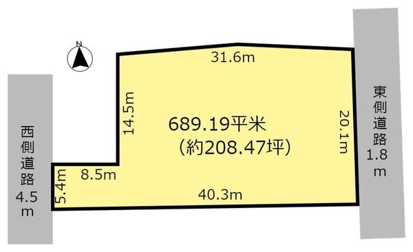 不破郡垂井町宮代の売土地