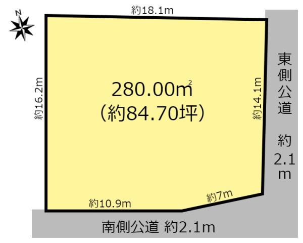 大垣市荒川町の土地