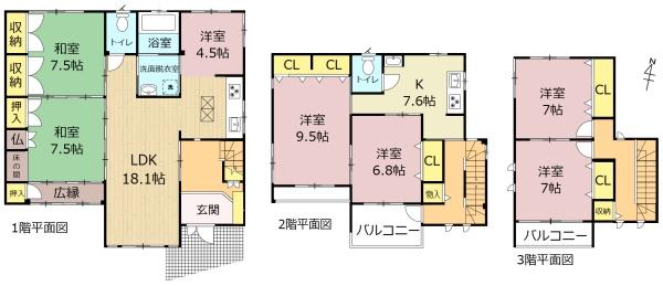 大垣市三塚町の中古一戸建