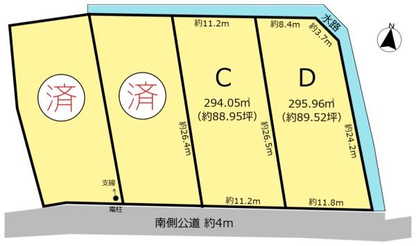大垣市墨俣町二ツ木の売土地