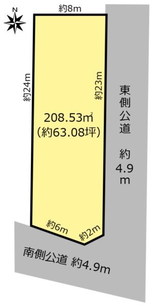 不破郡垂井町表佐の売土地