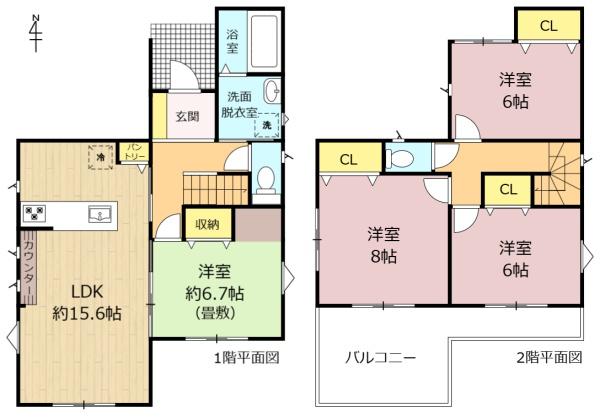 大垣市昼飯町の新築一戸建