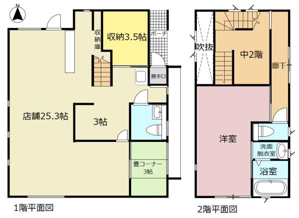 大垣市波須　売店舗