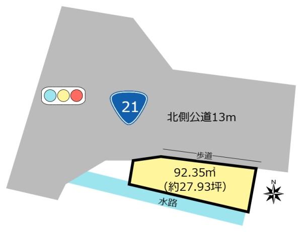 不破郡垂井町宮代の売土地