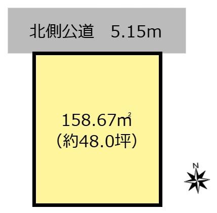 大垣市大井1丁目の土地(間取り)