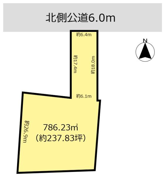 揖斐郡大野町大字黒野の売土地