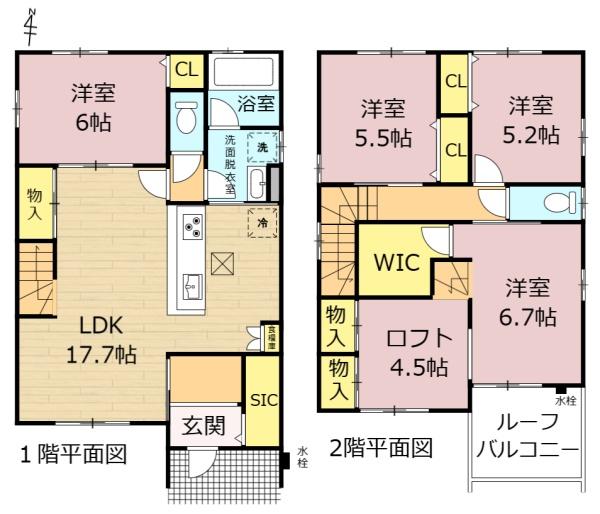 大垣市禾森１丁目の新築一戸建