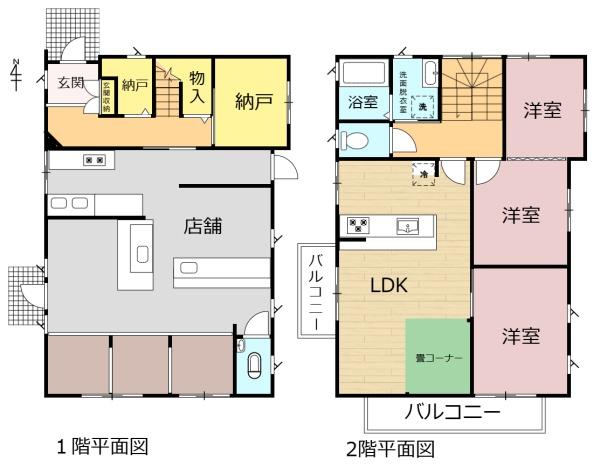 不破郡垂井町宮代　店舗付住宅