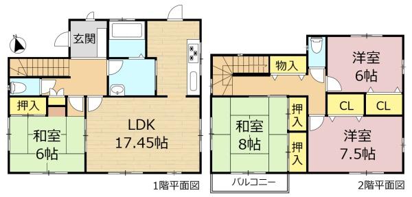 大垣市室村町3丁目の中古一戸建