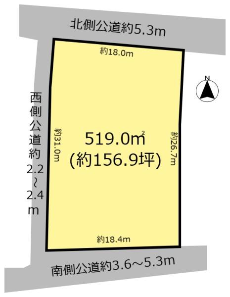 不破郡垂井町表佐の売土地