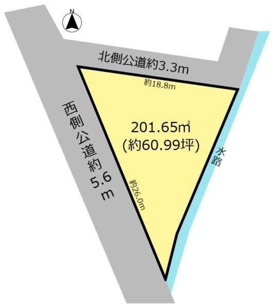 大垣市河間町1丁目の売土地
