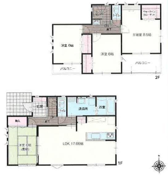 いろどりアイタウン笠間市平町23-P1　8号棟