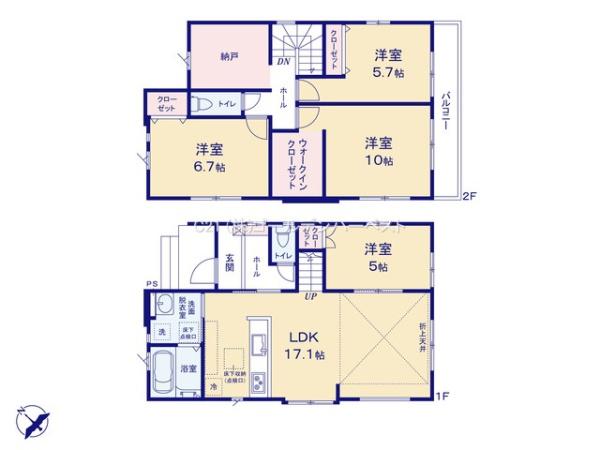 ケイアイエルデ　水戸市赤塚3期　1号棟