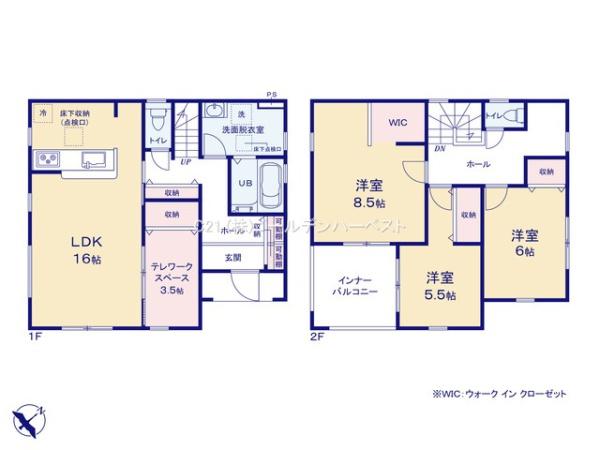 リーブルガーデン　ひたちなか市市毛第7　3号棟