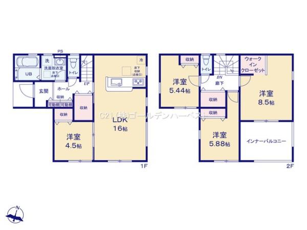 リーブルガーデン　常陸大宮市石沢第2　6号棟