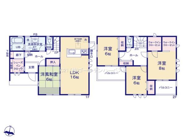 リーブルガーデン　ひたちなか市外野1期　1号棟