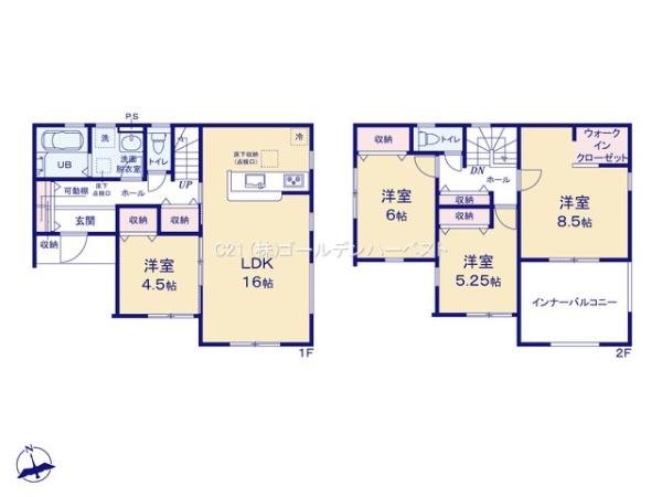 リーブルガーデン　笠間市笠間第10　4号棟