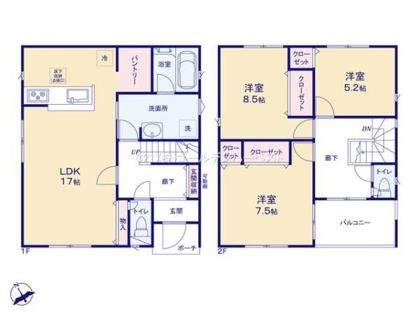 Cradlegarden笠間市平町第4　1号棟