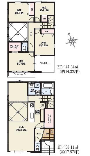 ケイアイグレース　水戸市元吉田町2期　1号棟