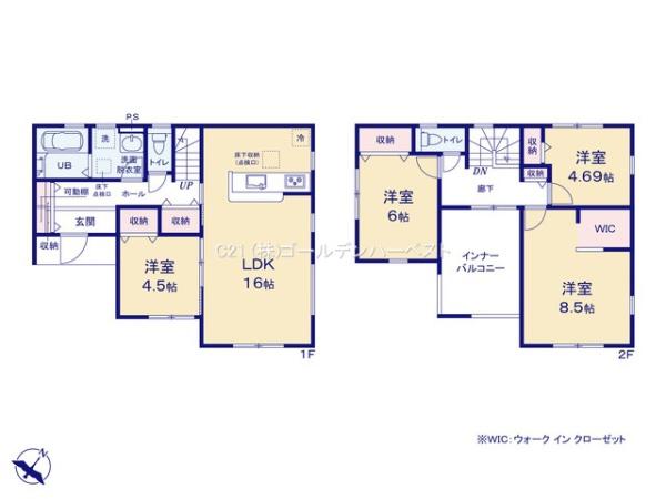 リーブルガーデン　笠間市笠間駅前1期　5号棟