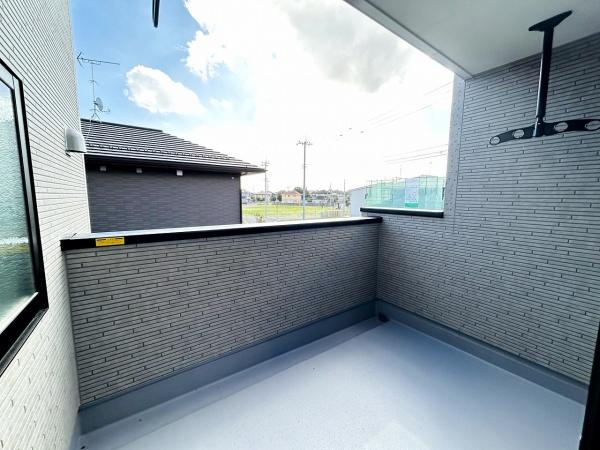 リーブルガーデン ひたちなか市東石川第13 1号棟(バルコニー)