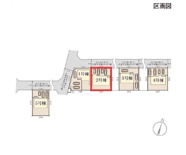 リーブルガーデン　ひたちなか市東石川第13　2号棟