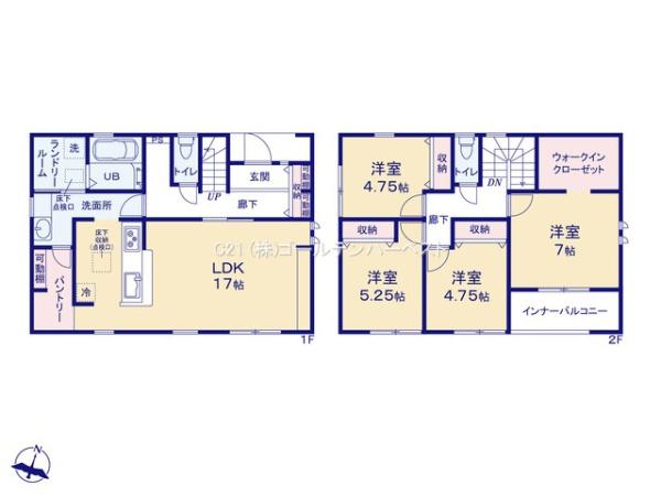 リーブルガーデン　ひたちなか市東石川第13　3号棟