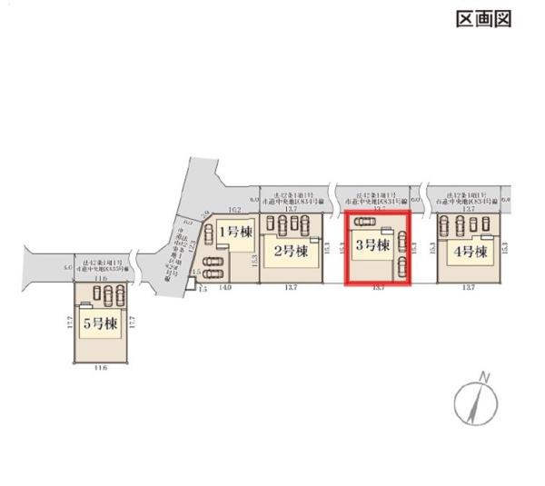 リーブルガーデン　ひたちなか市東石川第13　3号棟