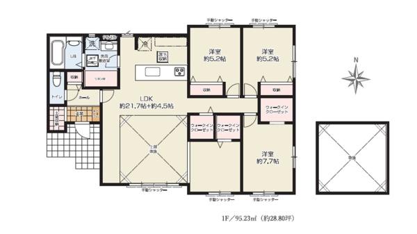 ケイアイグレース　水戸市酒門町1期　全1棟