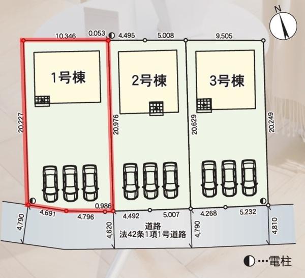 Cradlegarden那珂市瓜連第13　1号棟