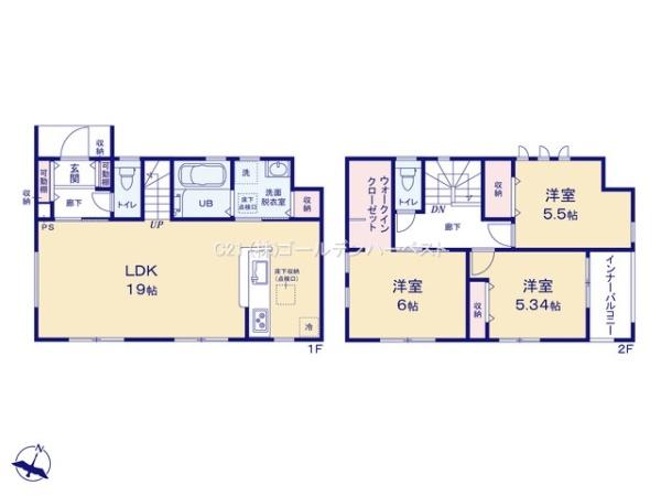 リーブルガーデン　水戸市東台第3　1号棟