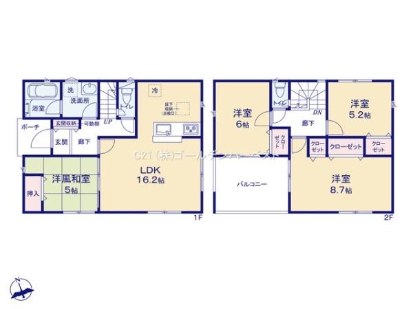 Cradlegarden水戸市千波町第15　2号棟