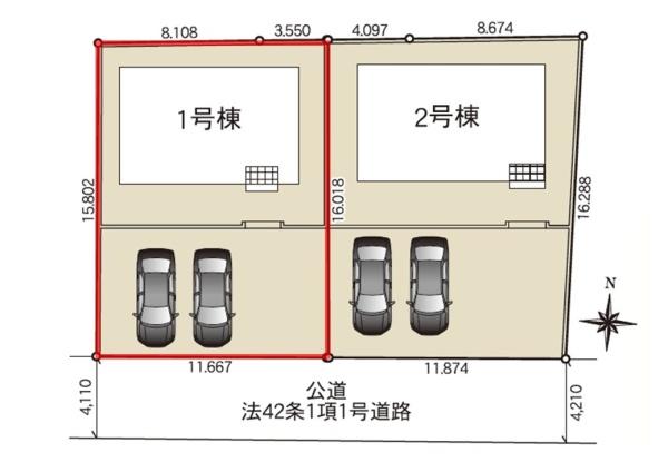 Cradlegardenひたちなか市磯崎町第3　1号棟