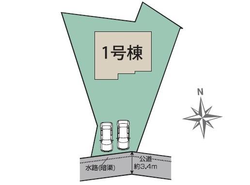 ブルーミングガーデン　水戸市姫子1丁目　全1棟