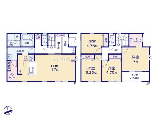 リーブルガーデン　ひたちなか市稲田10期　3号棟