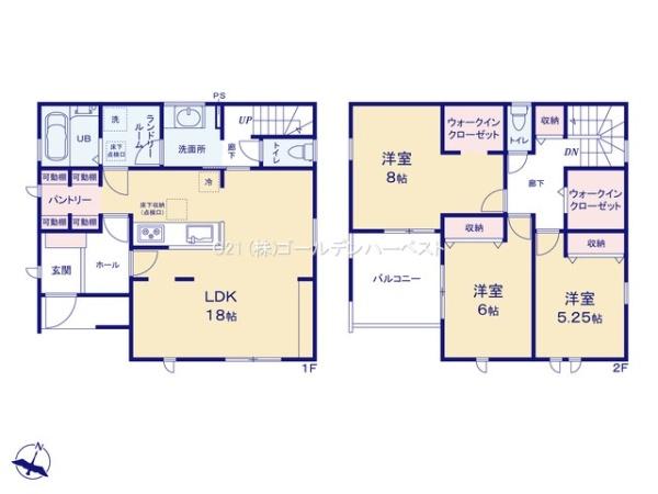 リーブルガーデン　水戸市石川6期　全1棟