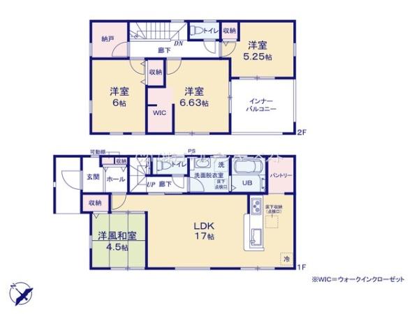 リーブルガーデン　水戸市内原町第12　3号棟