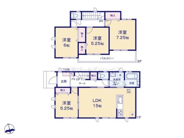 ハートフルタウン　水戸市内原町984番　B号棟