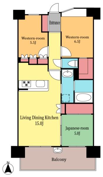 サーパス赤塚　3F