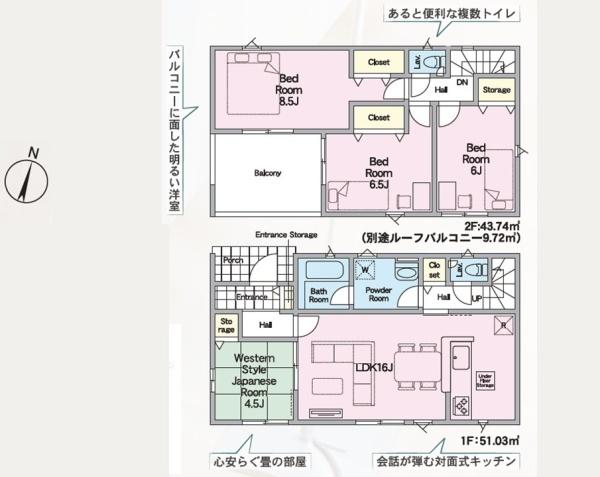 Cradlegarden水戸市渡里町第5　8号棟