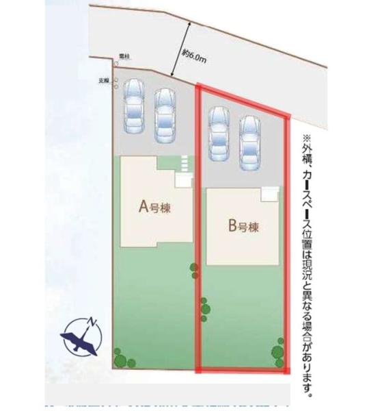 ハートフルタウン　ひたちなか市足崎1474番　B号棟