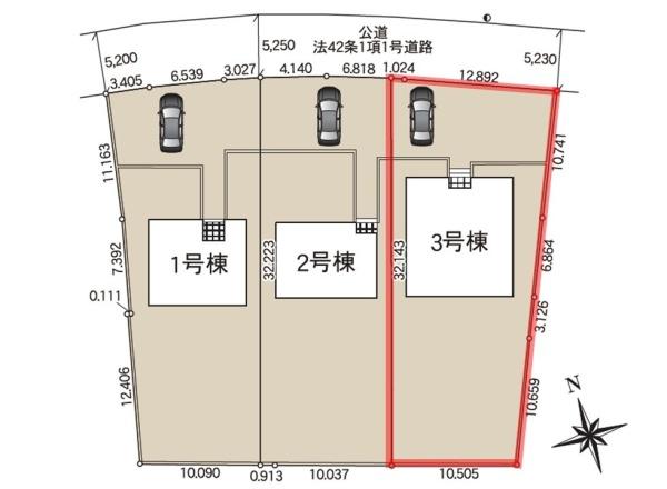 Cradlegarden東海村亀下第1　3号棟
