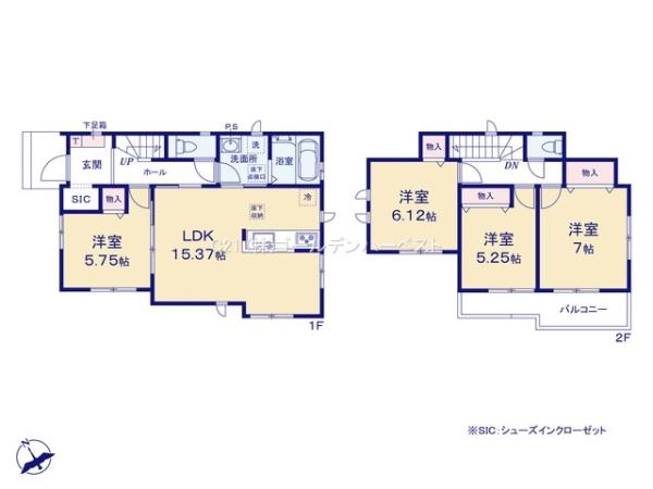 ハートフルタウン　水戸市堀町2086番　A号棟