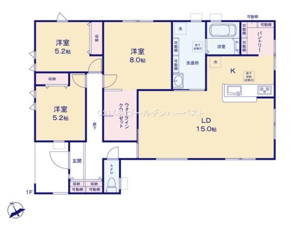 リーブルガーデン　ひたちなか市八幡町2期　全1棟