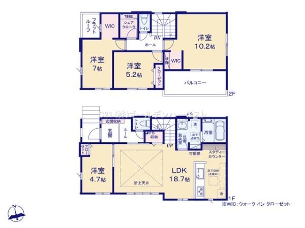ケイアイリガーレ　ひたちなか市稲田5期　全1棟